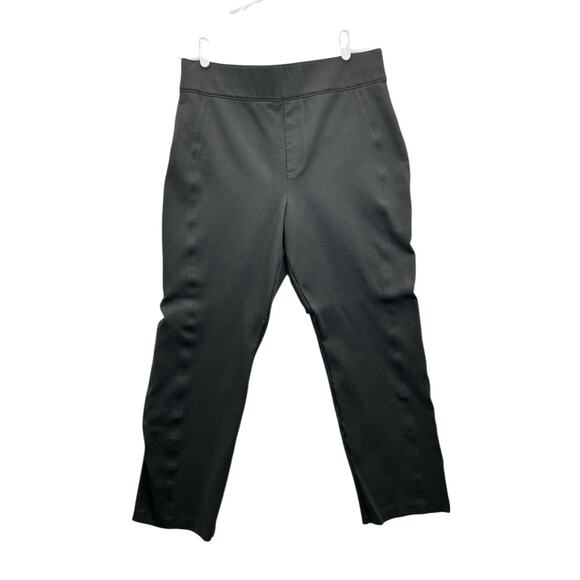 SPANX Pull On Leggings Women's 1X Black Stretch Knit Skinny Ankle High Rise - Picture 1 of 12